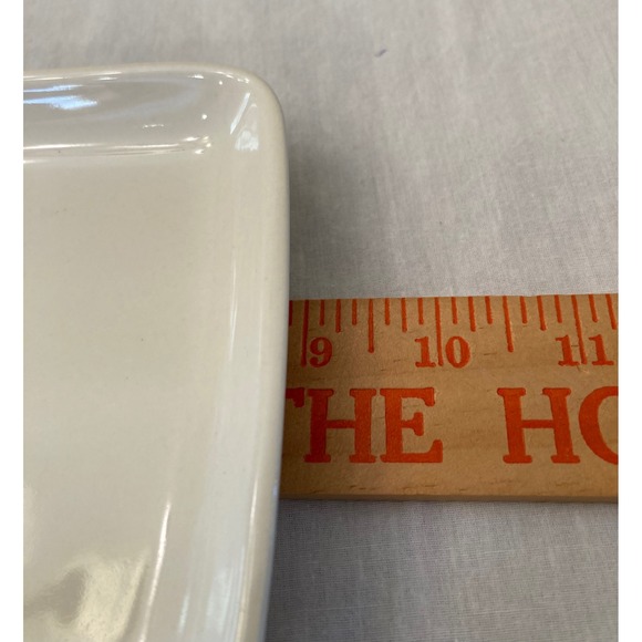 Rae Dunn Artisan Collection Happy Stay Humble Ceramic Tray & Block - Picture 3 of 10